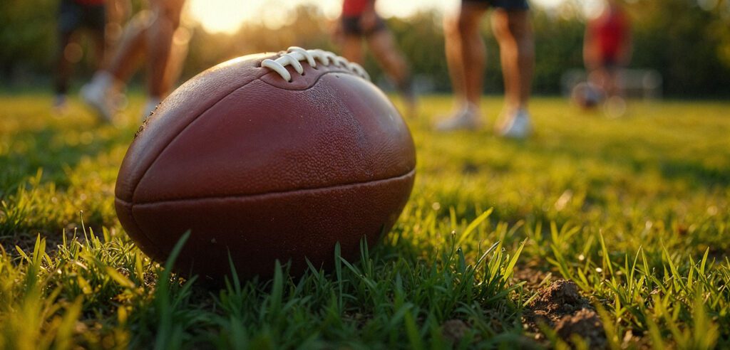 Football photo for background